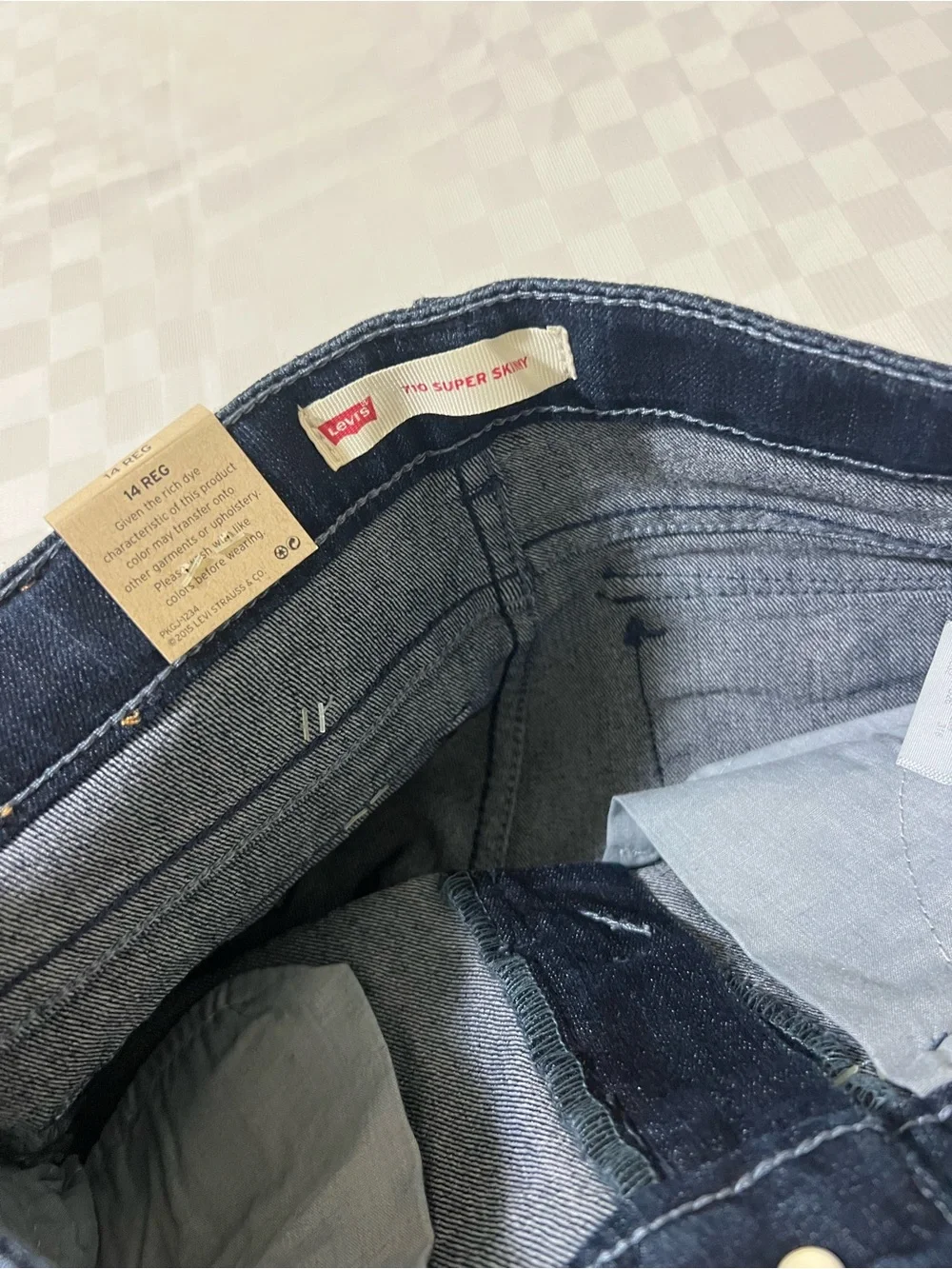 Levi's Dark Blue Skinny Jeans for Women